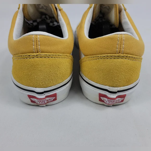 Vans Off The Wall Low Top Comfort Shoes Mens 6.5 Womens 8 Yellow Sneakers 751505 - Picture 4 of 12